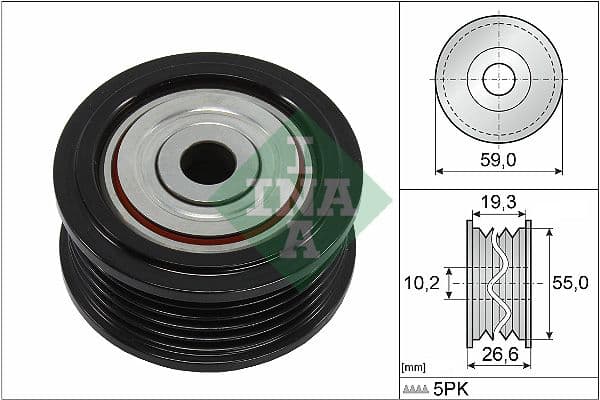 Parazīt-/Vadrullītis, Ķīļrievu siksna Schaeffler INA 532 0860 10 1