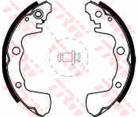 Bremžu loku komplekts TRW GS8508 1