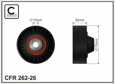 Parazīt-/Vadrullītis, Ķīļrievu siksna CAFFARO 262-26 1