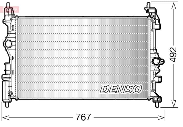 Radiators, Motora dzesēšanas sistēma DENSO DRM20019 1