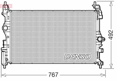 Radiators, Motora dzesēšanas sistēma DENSO DRM20019 1