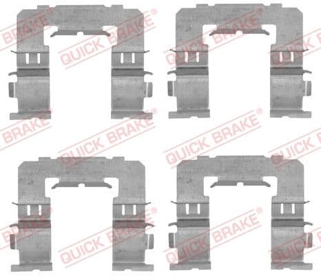 Piederumu komplekts, Disku bremžu uzlikas QUICK BRAKE 109-1742 1