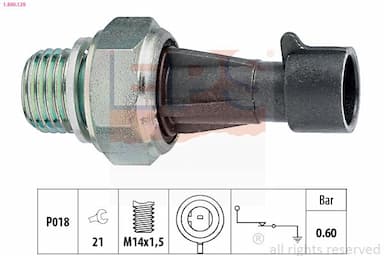 Eļļas spiediena devējs EPS 1.800.129 1