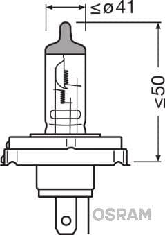 Kvēlspuldze ams-OSRAM 64183-01B 3