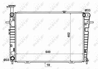 Radiators, Motora dzesēšanas sistēma NRF 53192 1