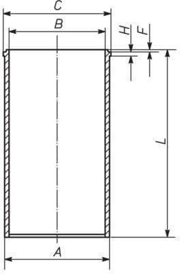 Cilindra čaula MAHLE 029 WV 20 00 1