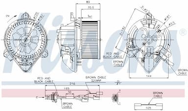 Salona ventilators NISSENS 87042 6