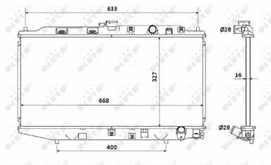 Radiators, Motora dzesēšanas sistēma NRF 506728 4