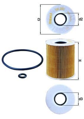 Eļļas filtrs KNECHT OX 203D 1