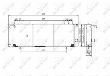 Radiators, Motora dzesēšanas sistēma NRF 50231 5