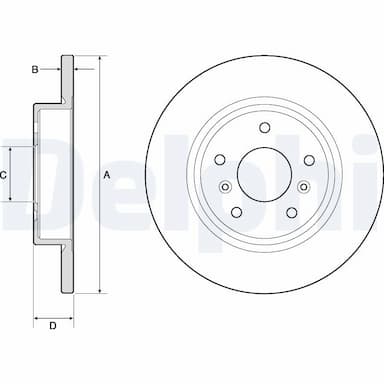 Bremžu diski DELPHI BG4807C 1