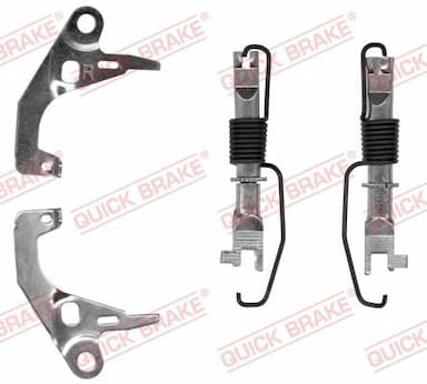 Regulatora komplekts, Trumuļu bremzes QUICK BRAKE 108 53 001 1