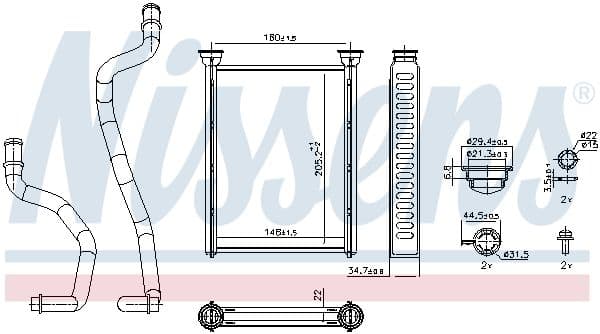 Siltummainis, Salona apsilde NISSENS 707290 1