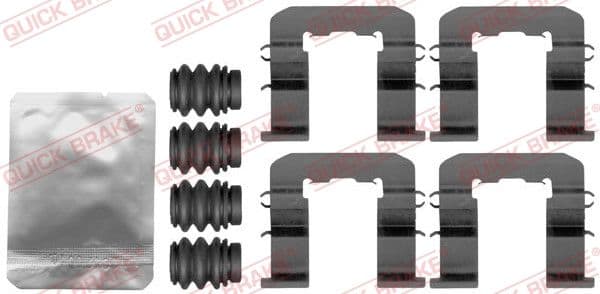 Piederumu komplekts, Disku bremžu uzlikas QUICK BRAKE 109-1893 1