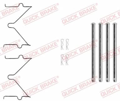 Piederumu komplekts, Disku bremžu uzlikas QUICK BRAKE 109-0040 1