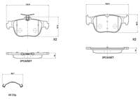 Bremžu uzliku kompl., Disku bremzes