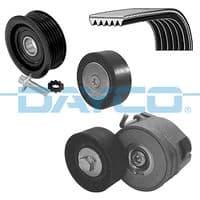 Ķīļrievu siksnu komplekts