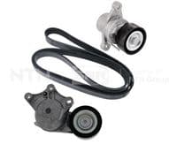 Ķīļrievu siksnu komplekts