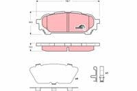 Bremžu uzliku kompl., Disku bremzes