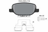 Bremžu uzliku kompl., Disku bremzes