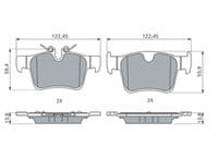 Bremžu uzliku kompl., Disku bremzes