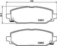 Bremžu uzliku kompl., Disku bremzes