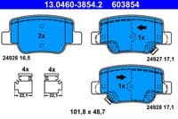 Bremžu uzliku kompl., Disku bremzes