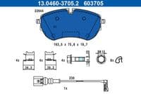 Bremžu uzliku kompl., Disku bremzes