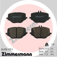 Bremžu uzliku kompl., Disku bremzes