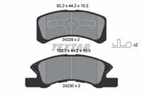 Bremžu uzliku kompl., Disku bremzes