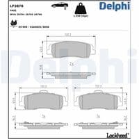 Bremžu uzliku kompl., Disku bremzes