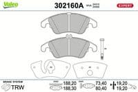 Bremžu uzliku kompl., Disku bremzes