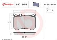 Bremžu uzliku kompl., Disku bremzes