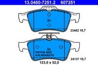 Bremžu uzliku kompl., Disku bremzes