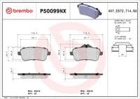 Bremžu uzliku kompl., Disku bremzes