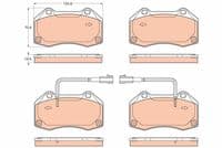 Bremžu uzliku kompl., Disku bremzes