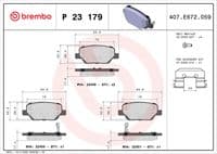 Bremžu uzliku kompl., Disku bremzes