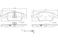 Bremžu uzliku kompl., Disku bremzes