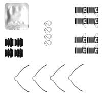 Piederumu komplekts, Disku bremžu uzlikas