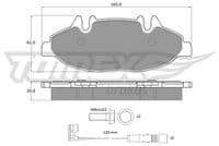 Bremžu uzliku kompl., Disku bremzes