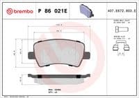 Bremžu uzliku kompl., Disku bremzes