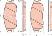 Bremžu uzliku kompl., Disku bremzes