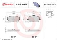 Bremžu uzliku kompl., Disku bremzes