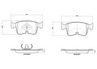 Bremžu uzliku kompl., Disku bremzes