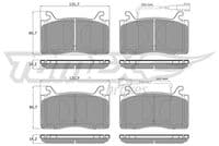 Bremžu uzliku kompl., Disku bremzes