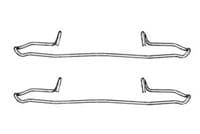 Piederumu komplekts, Disku bremžu uzlikas