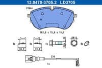 Bremžu uzliku kompl., Disku bremzes