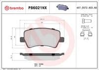 Bremžu uzliku kompl., Disku bremzes