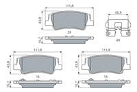 Bremžu uzliku kompl., Disku bremzes