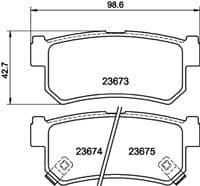 Bremžu uzliku kompl., Disku bremzes